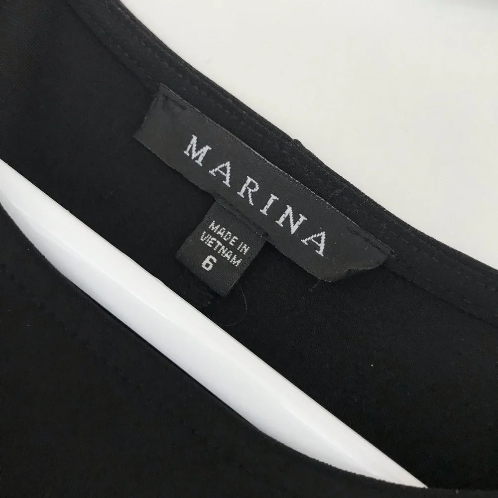 Marina Cocktail Dress with gold jeweled sleeves SM